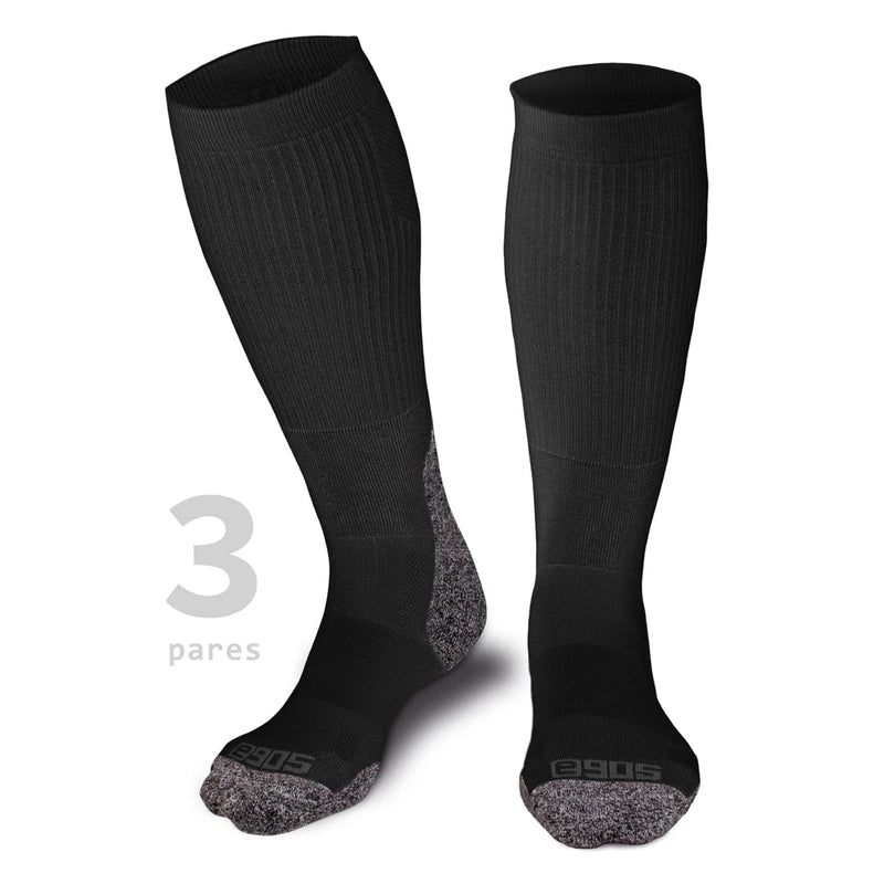 🧦🥾 Kit de 3 Pares de Meias Táticas Go Dry E905: Conforto e Suporte para Cada Passo! 🥾🧦 - Barbeiro Expresso