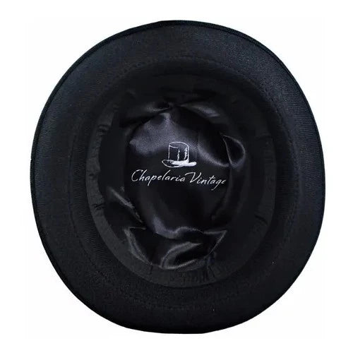 🎩 Chapéu Coco Preto Bowler Chaplin Lã Retro Qualidade Top - Barbeiro Expresso