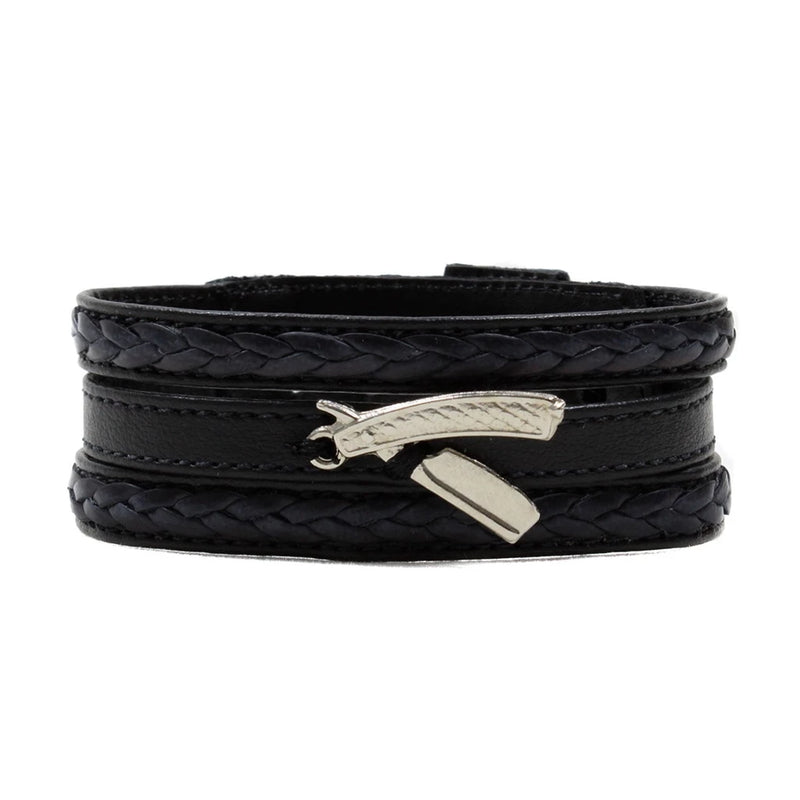 🧵✂️ Pulseira Trança Ajustável: Estilo Sofisticado no Pulso do Barbeiro! ✂️🧵 - Barbeiro Expresso