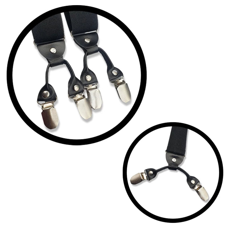 🎩👔 Elegância Clássica com o Suspensório de 6 Pontas! 👔🎩 - Barbeiro Expresso