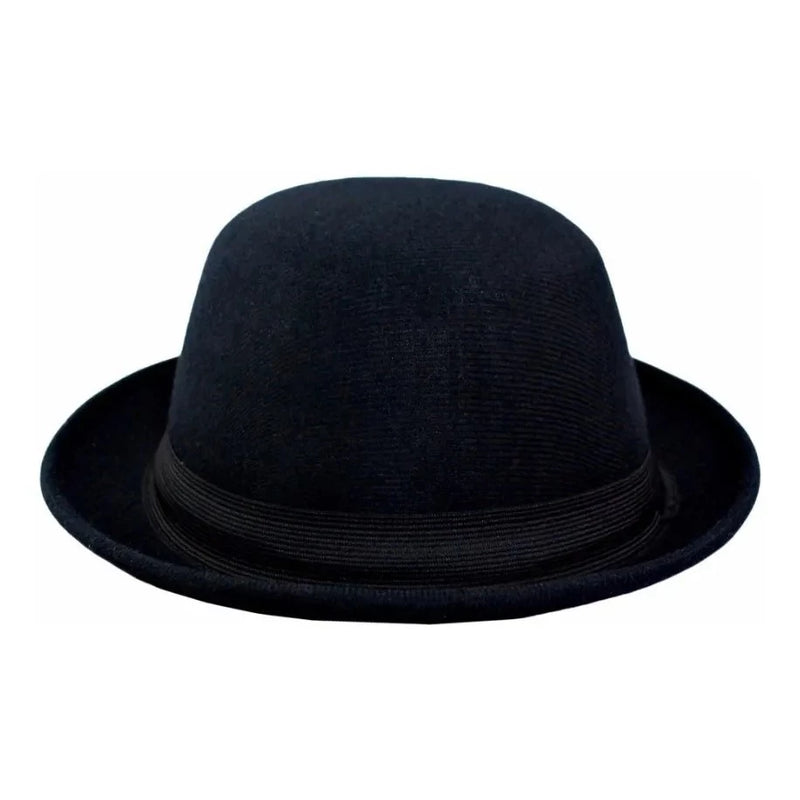 🎩 Chapéu Coco Preto Bowler Chaplin Lã Retro Qualidade Top - Barbeiro Expresso
