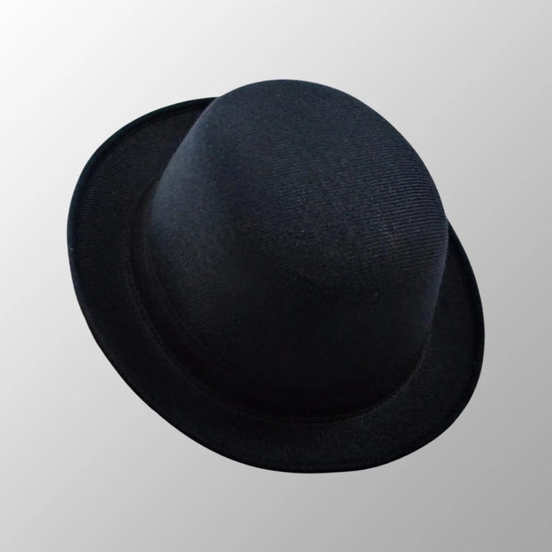 🎩 Chapéu Coco Preto Bowler Chaplin Lã Retro Qualidade Top - Barbeiro Expresso