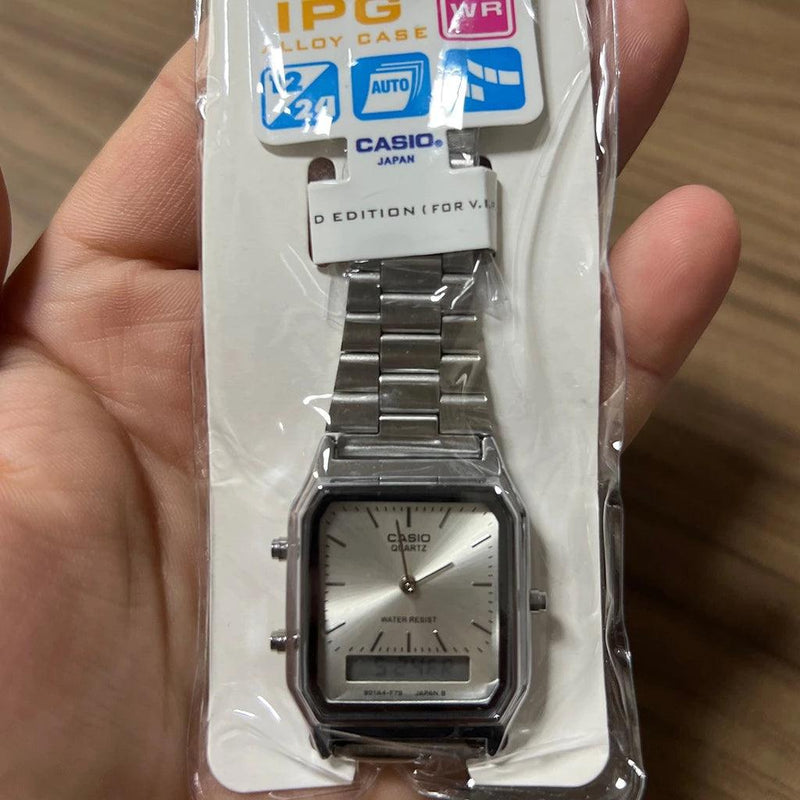 🕰✨ Relógio Vintage Ultra Premium AQ-230A: Elegância Clássica Encontra Funcionalidade Moderna! ✨🕰 - Barbeiro Expresso