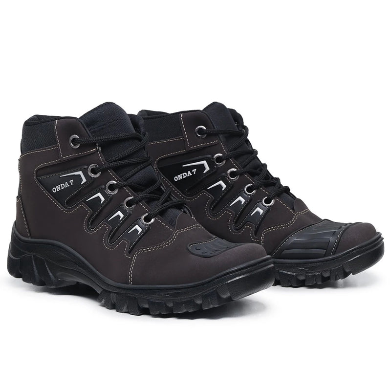 🥾🕶 Kit Bota Coturno Masculino Caterpillar: Aventura e Estilo em Cada Passo! 🥾🕶 - Barbeiro Expresso