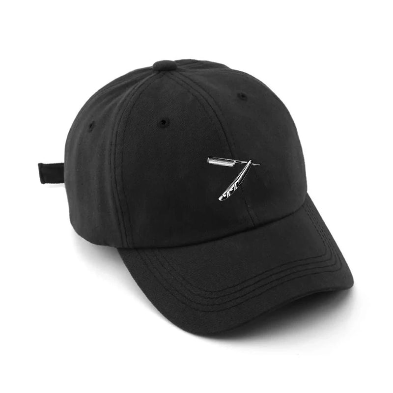 🧢✨ Boné Navalha Barbearia Preto: Estilo e Conforto para o Barbeiro Moderno! ✨🧢 - Barbeiro Expresso