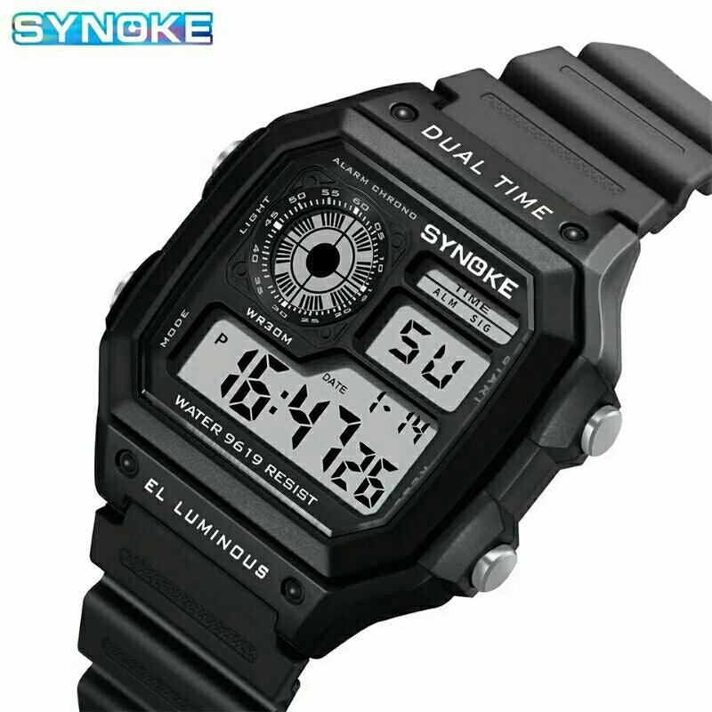 🕒✨ Relógio de Pulso Digital Retrô à Prova d'Água: Conecte Estilo com Praticidade! ✨🕒 - Barbeiro Expresso