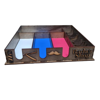 🔧🪒 Suporte Organizador de Máquinas para Barbeiro 🪒🔧 - Barbeiro Expresso