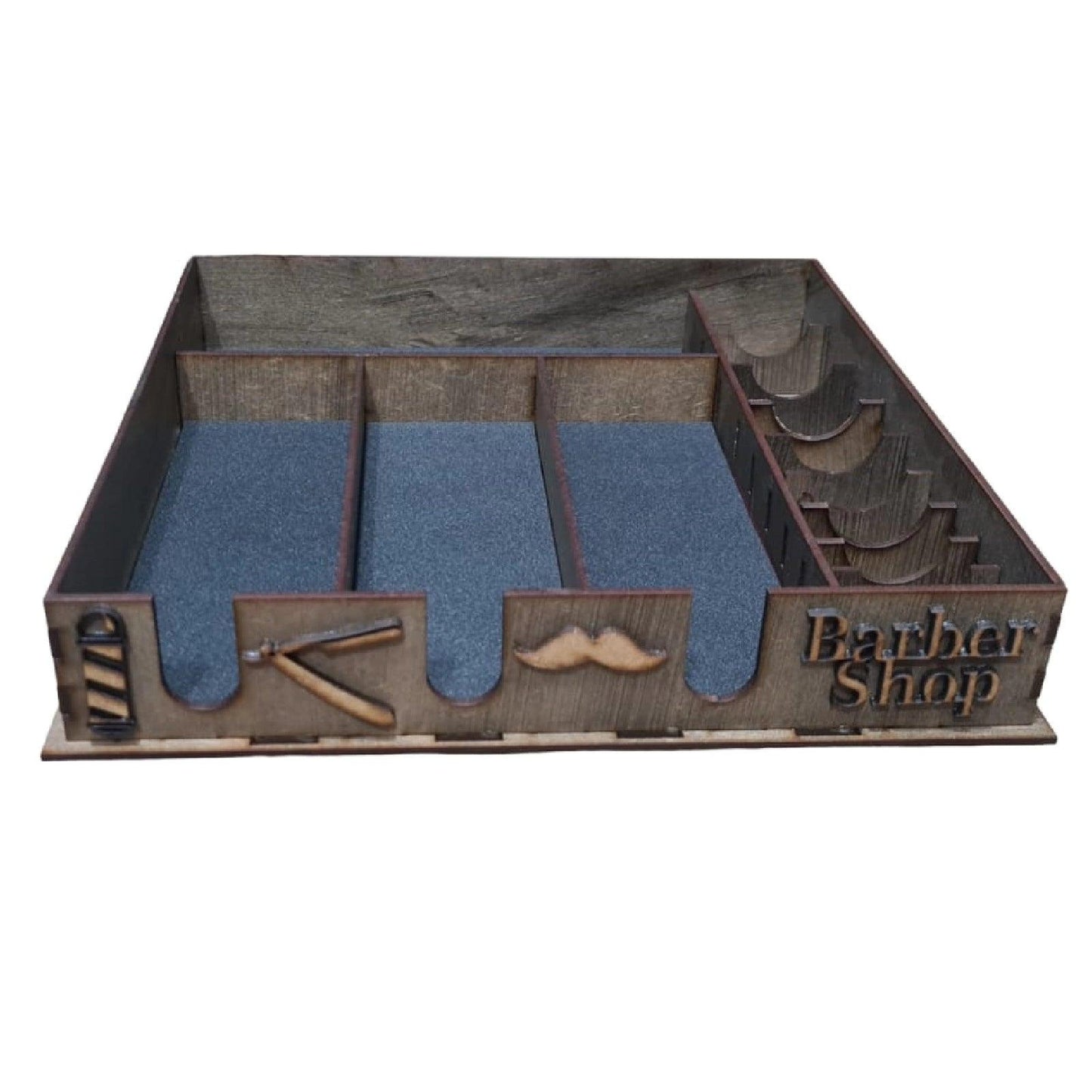 🔧🪒 Suporte Organizador de Máquinas para Barbeiro 🪒🔧 - Barbeiro Expresso