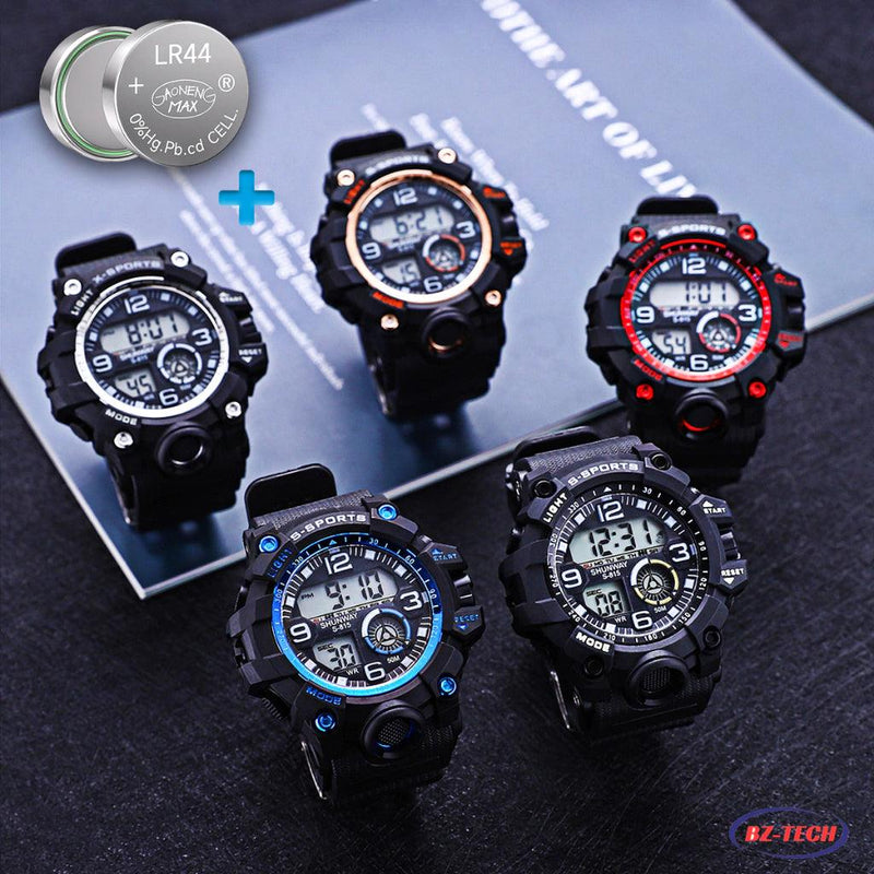 🕒✨ Relógio Masculino Digital de Luxo: Tecnologia e Elegância no Seu Pulso! ✨🕒 - Barbeiro Expresso