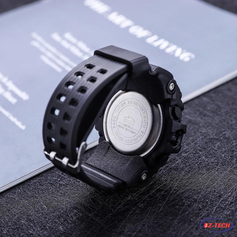 🕒✨ Relógio Masculino Digital de Luxo: Tecnologia e Elegância no Seu Pulso! ✨🕒 - Barbeiro Expresso