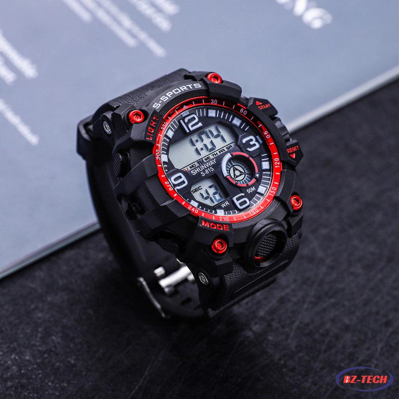 🕒✨ Relógio Masculino Digital de Luxo: Tecnologia e Elegância no Seu Pulso! ✨🕒 - Barbeiro Expresso