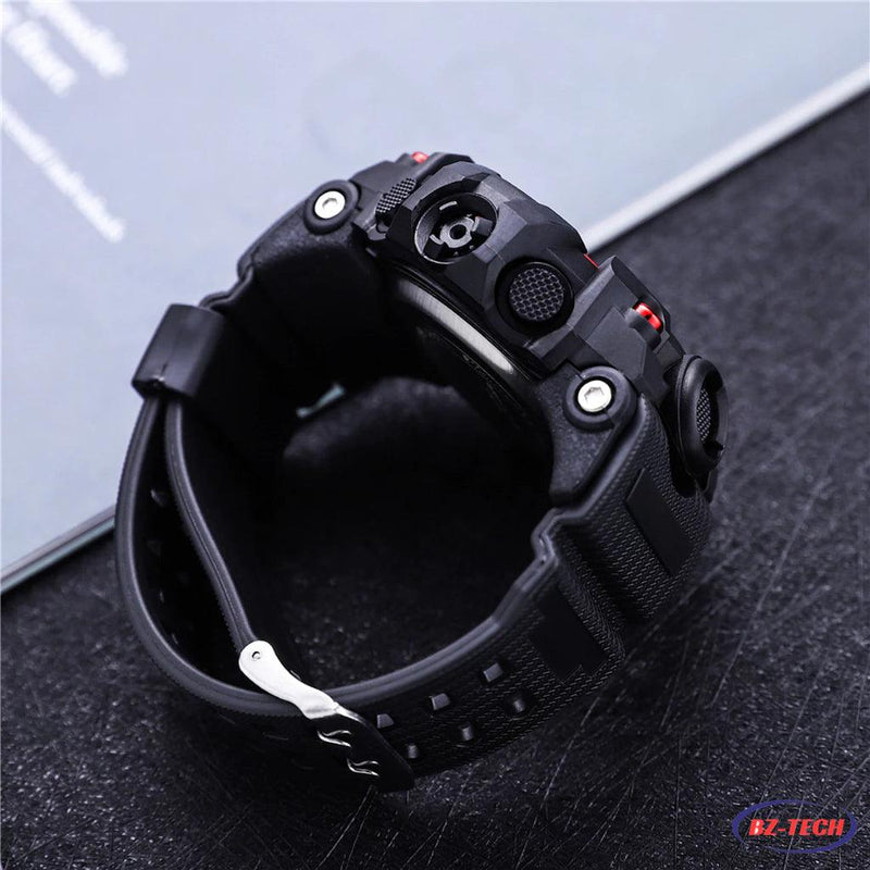 🕒✨ Relógio Masculino Digital de Luxo: Tecnologia e Elegância no Seu Pulso! ✨🕒 - Barbeiro Expresso