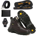 👞🎁 Transforme seu Estilo com o Kit Bota CAT e Acessórios! Perfeito para o Barbeiro Moderno! 👞🎁 - Barbeiro Expresso