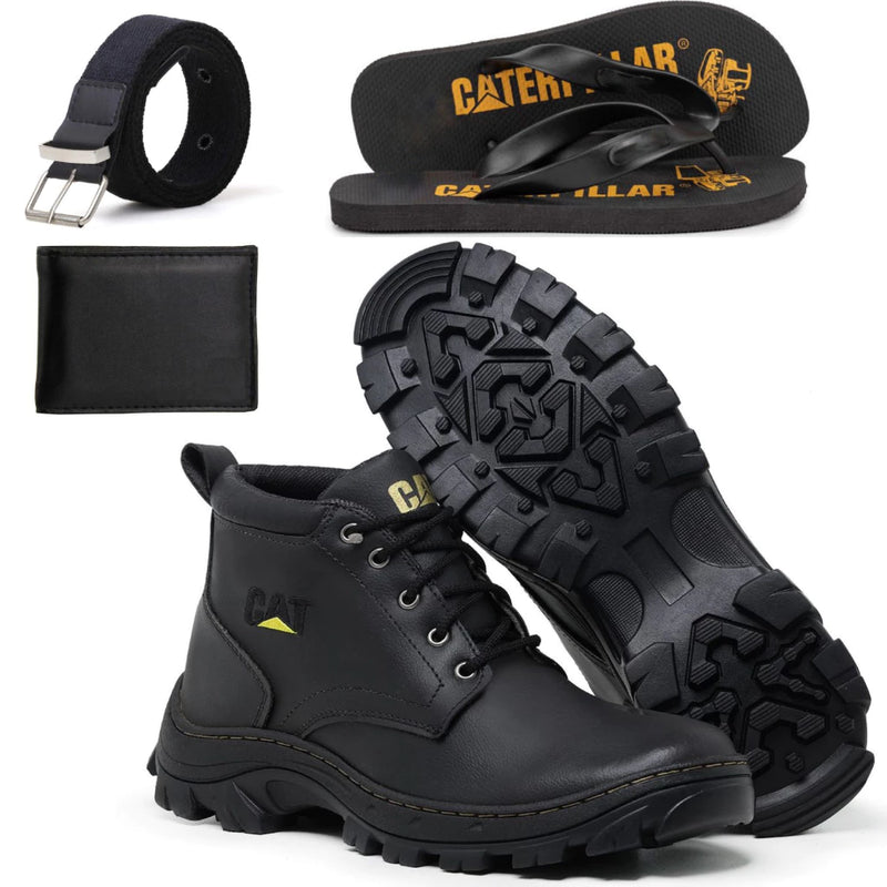 👞🎁 Transforme seu Estilo com o Kit Bota CAT e Acessórios! Perfeito para o Barbeiro Moderno! 👞🎁 - Barbeiro Expresso