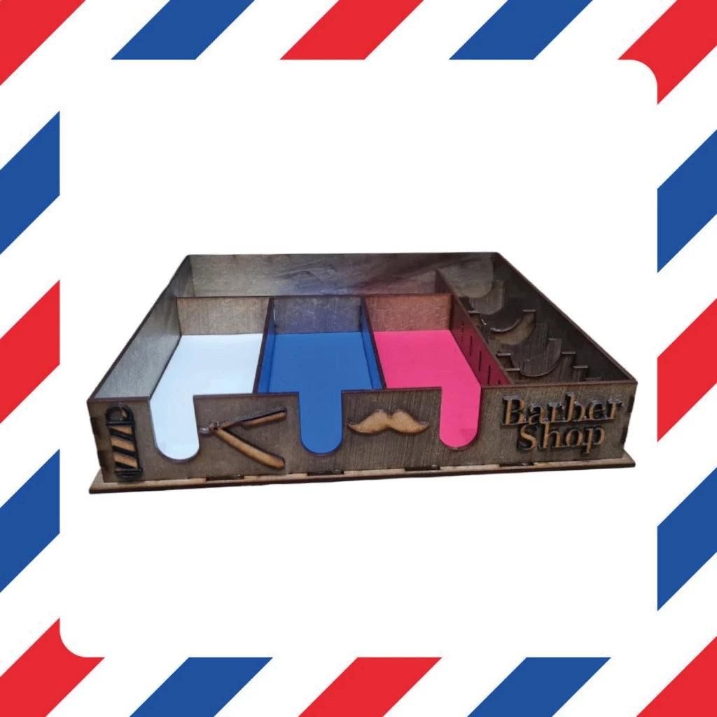 🔧🪒 Suporte Organizador de Máquinas para Barbeiro 🪒🔧 - Barbeiro Expresso