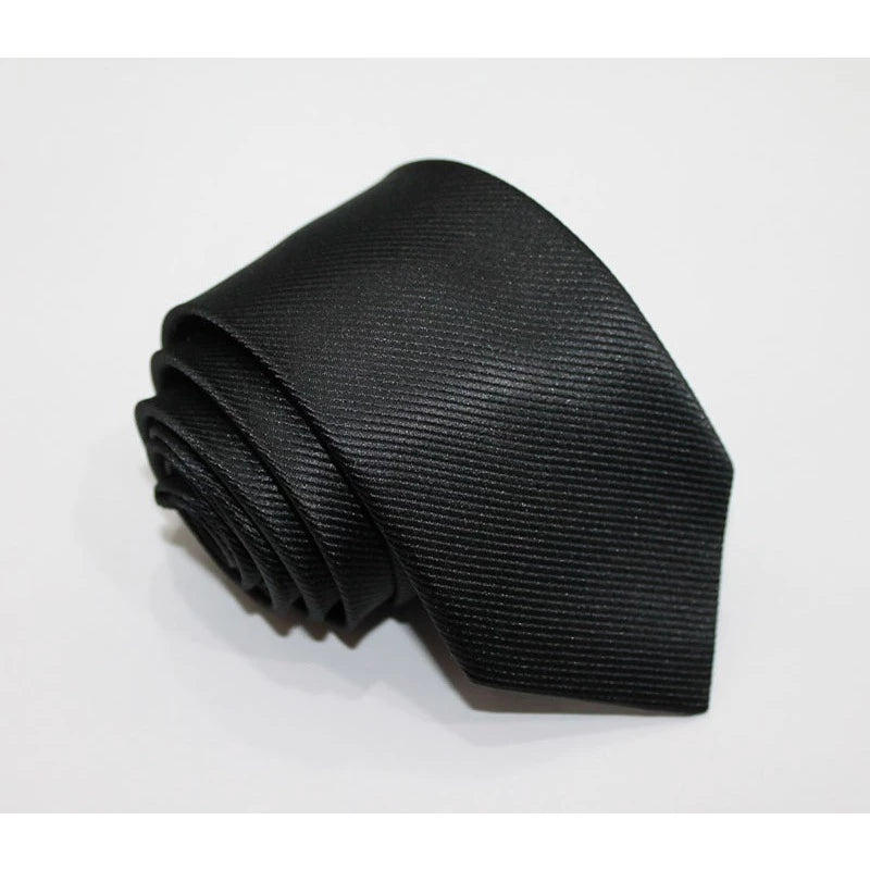 👔🖤 Gravata Preta Slim Elegante: Sofisticação para Todo Profissional! 🖤👔 - Barbeiro Expresso