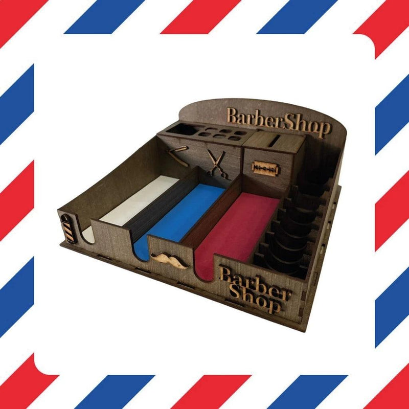 🔧🪒 Suporte Organizador de Máquinas para Barbeiro Master🪒🔧 - Barbeiro Expresso