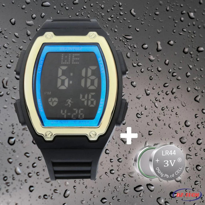 🕒✨ Relógio Masculino Digital de Luxo: Tecnologia e Elegância no Seu Pulso! ✨🕒 - Barbeiro Expresso