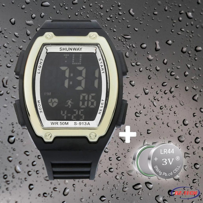 🕒✨ Relógio Masculino Digital de Luxo: Tecnologia e Elegância no Seu Pulso! ✨🕒 - Barbeiro Expresso