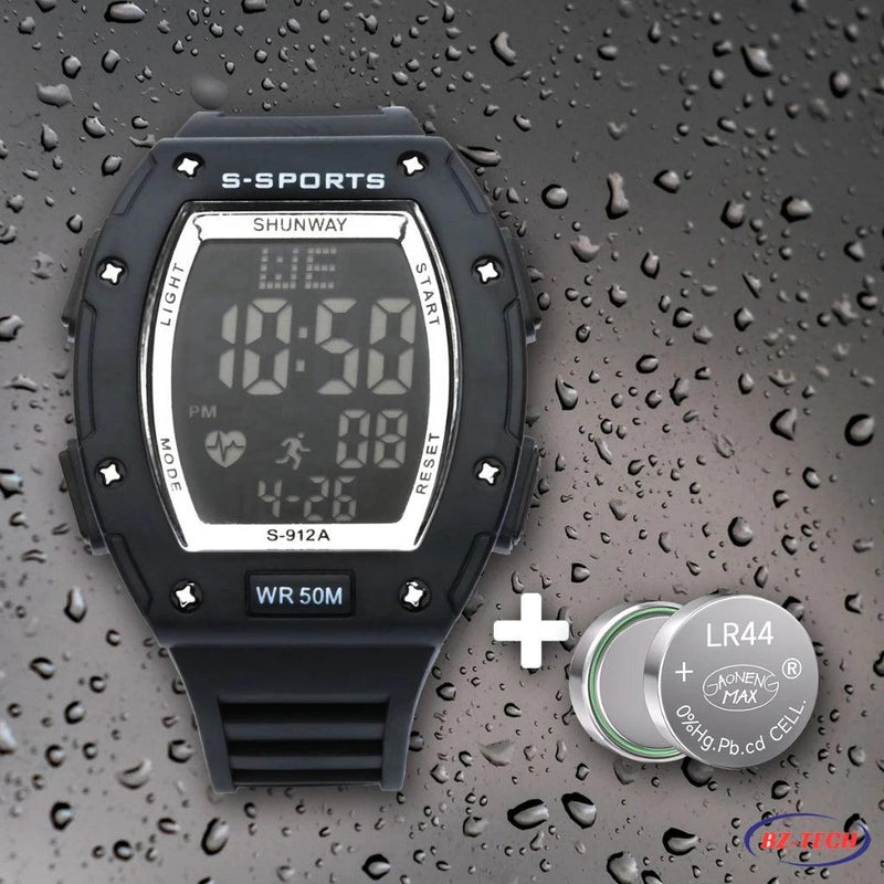 🕒✨ Relógio Masculino Digital de Luxo: Tecnologia e Elegância no Seu Pulso! ✨🕒 - Barbeiro Expresso
