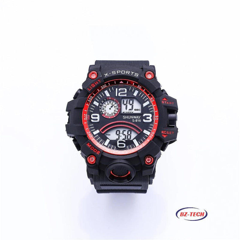 🕒✨ Relógio Masculino Digital de Luxo: Tecnologia e Elegância no Seu Pulso! ✨🕒 - Barbeiro Expresso