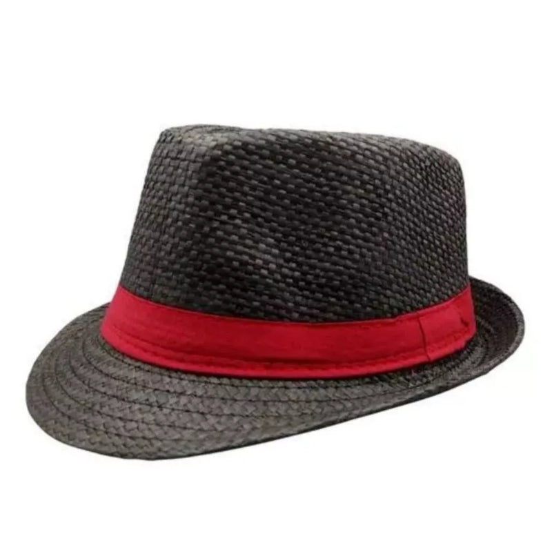 🎩✨ Transforme Seu Estilo com o Chapéu Malandro Panamá Preto! Elegante e Distinto! ✨🎩 - Barbeiro Expresso