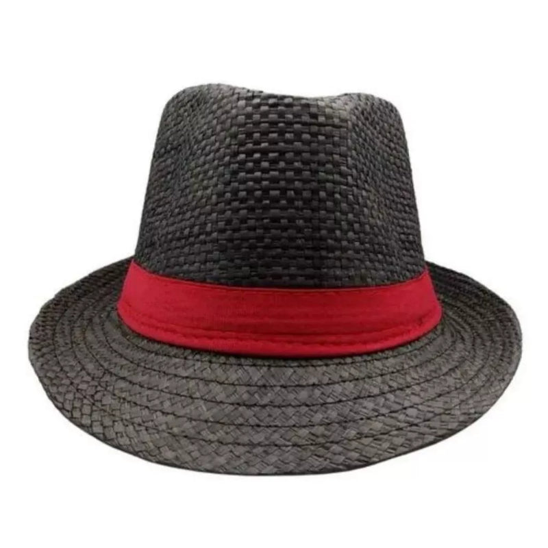 🎩✨ Transforme Seu Estilo com o Chapéu Malandro Panamá Preto! Elegante e Distinto! ✨🎩 - Barbeiro Expresso