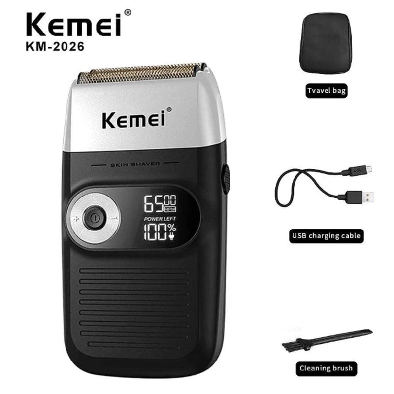 1. 💈 KM-2026 Shaver Barbeador Elétrico Profissional Kemei ⚡✂️ - Barbeiro Expresso