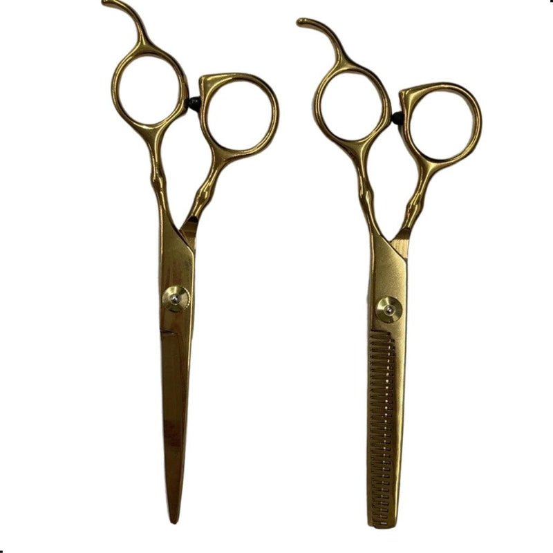 🔪✂️ Eleve seu estilo com o Kit de Tesouras Profissionais para Cabeleireiro! ✂️🔪 - Barbeiro Expresso