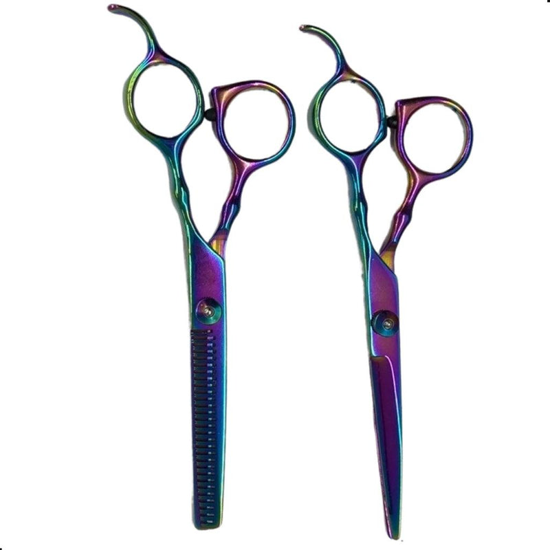 🔪✂️ Eleve seu estilo com o Kit de Tesouras Profissionais para Cabeleireiro! ✂️🔪 - Barbeiro Expresso