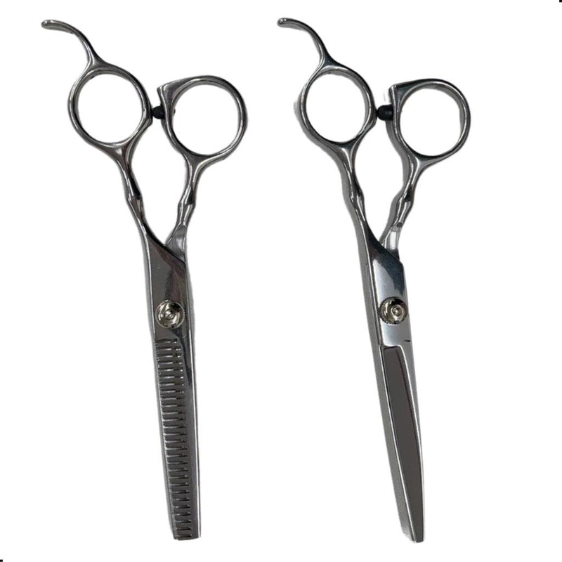 🔪✂️ Eleve seu estilo com o Kit de Tesouras Profissionais para Cabeleireiro! ✂️🔪 - Barbeiro Expresso