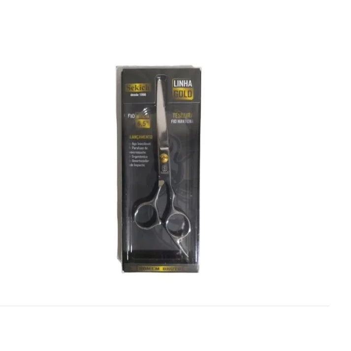 🔪✂️ Tesoura Desbaste Profissional: Precisão e Controle nas suas Mãos! ✨💇‍♂️ - Barbeiro Expresso