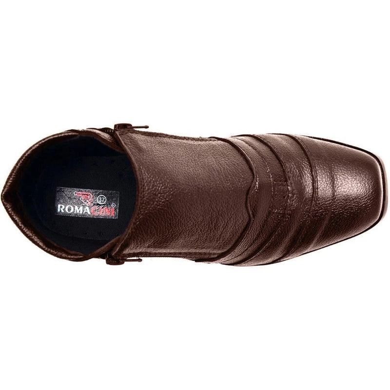 🥾💼 Kit Bota Botina Social Masculina em Couro Legítimo: Elegância e Resistência! 💼🕰️ - Barbeiro Expresso
