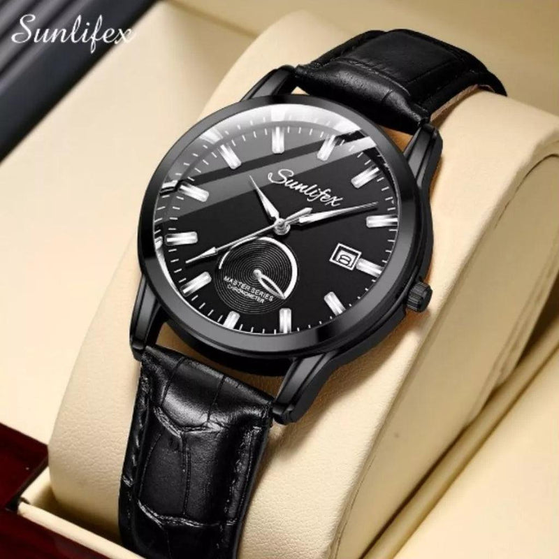 🕰️✨ Relógio Masculino Sunlifex 7010: Clássico e Sofisticado! ✨🕰️ - Barbeiro Expresso