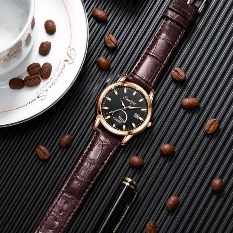 🕰️✨ Relógio Masculino Sunlifex 7010: Clássico e Sofisticado! ✨🕰️ - Barbeiro Expresso