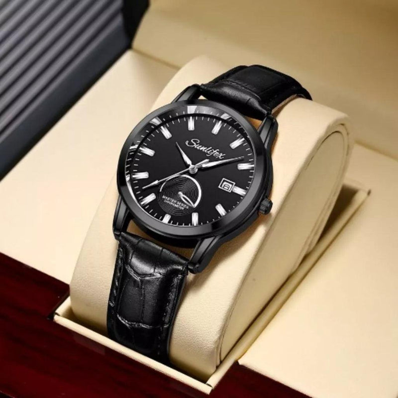 🕰️✨ Relógio Masculino Sunlifex 7010: Clássico e Sofisticado! ✨🕰️ - Barbeiro Expresso
