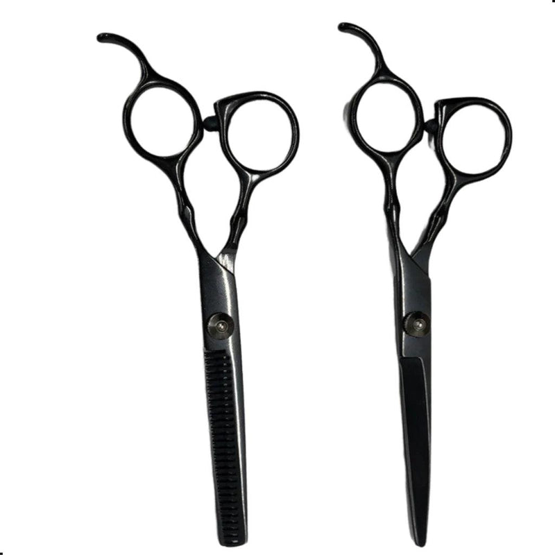 🔪✂️ Eleve seu estilo com o Kit de Tesouras Profissionais para Cabeleireiro! ✂️🔪 - Barbeiro Expresso