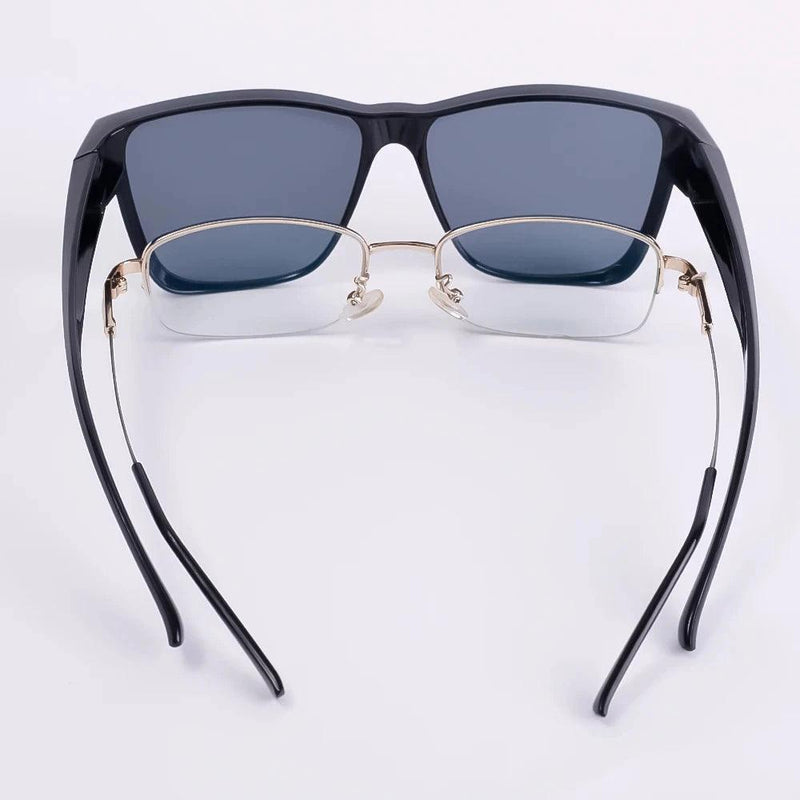 🕶️✨ Transforme Seu Visual com o Óculos Clip-on 6 em 1: Praticidade e Estilo! ✨🕶️ - Barbeiro Expresso