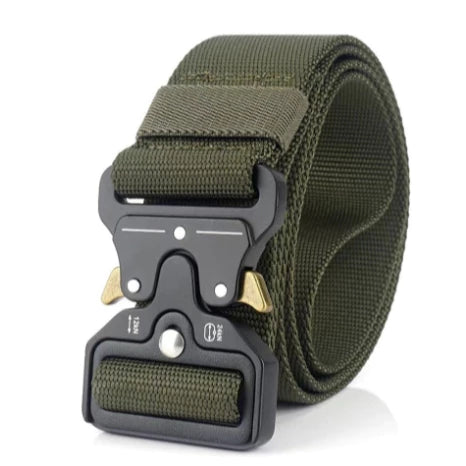 🔗🌟 Cinto Masculino de Nylon com Fivela de Liga de Zinco: Durabilidade e Praticidade! 🌟🔗 - Barbeiro Expresso