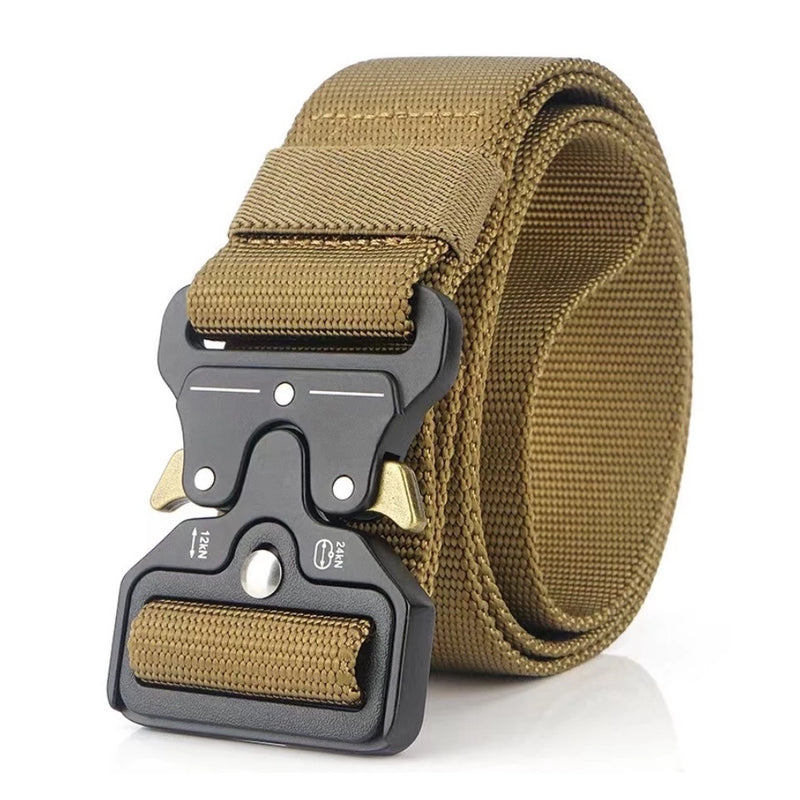 🔗🌟 Cinto Masculino de Nylon com Fivela de Liga de Zinco: Durabilidade e Praticidade! 🌟🔗 - Barbeiro Expresso