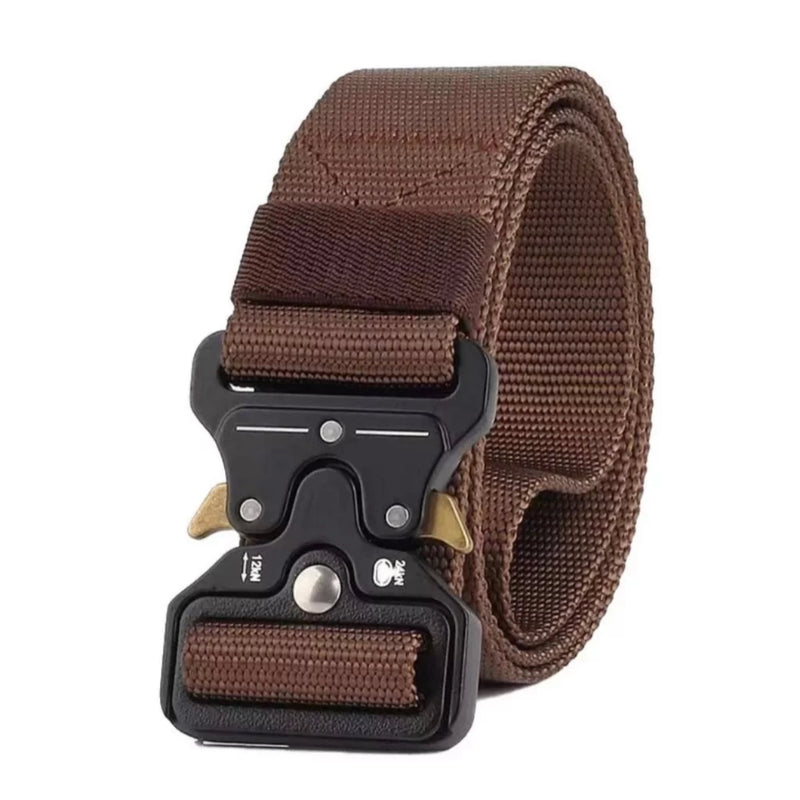 🔗🌟 Cinto Masculino de Nylon com Fivela de Liga de Zinco: Durabilidade e Praticidade! 🌟🔗 - Barbeiro Expresso