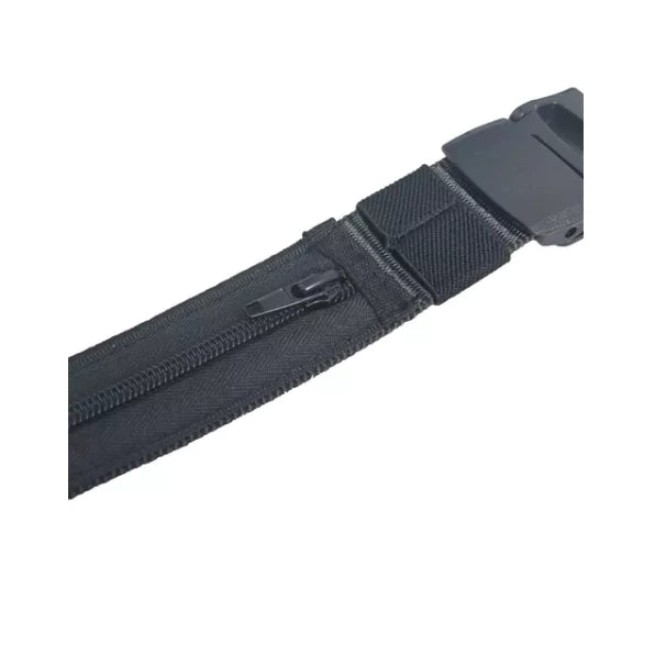 🔒👖 Cinto com Bolso Anti-Roubo e Fivela de Plástico Antialérgico: Segurança e Conforto! 👖🔒 - Barbeiro Expresso