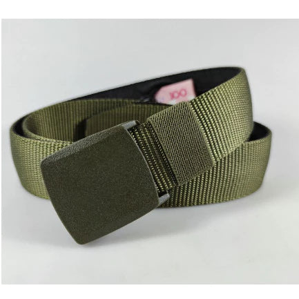 🔒👖 Cinto com Bolso Anti-Roubo e Fivela de Plástico Antialérgico: Segurança e Conforto! 👖🔒 - Barbeiro Expresso