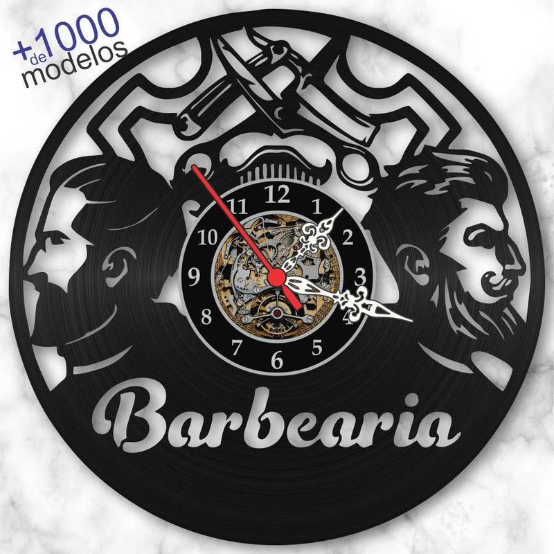 🕒✨ Relógio de Parede Barbearia: Toque Retrô para sua Decoração! ✨🕒 - Barbeiro Expresso
