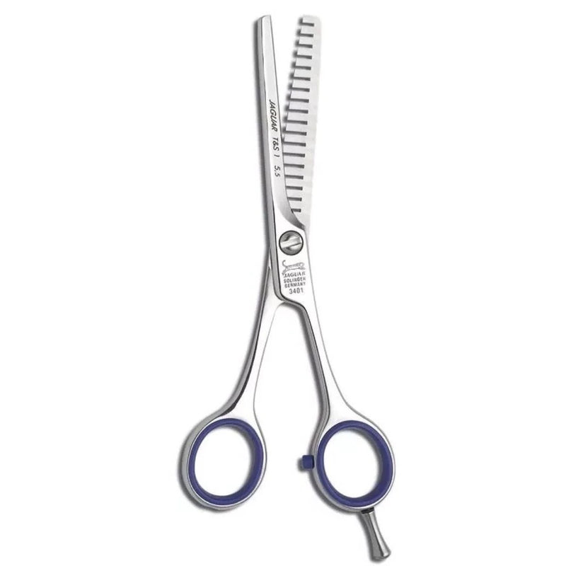 ✂️ Tesoura Jaguar Desfiadeira 5.5" - Modelo 3401 T-S1 ✂ - Barbeiro Expresso