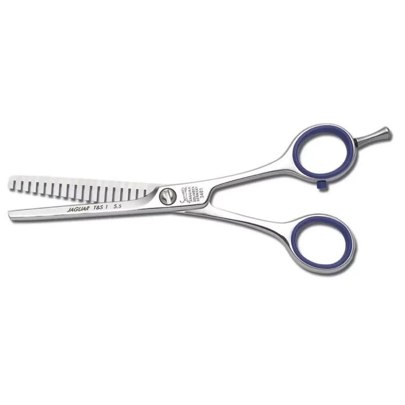 ✂️ Tesoura Jaguar Desfiadeira 5.5" - Modelo 3401 T-S1 ✂ - Barbeiro Expresso