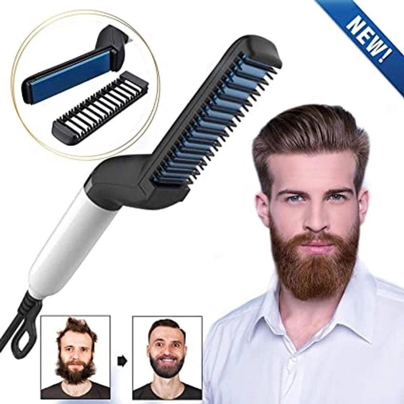 🔥✂️ Chapinha Modeladora Portátil para Cabelo e Barba: Estilo e Precisão em Todo Lugar! ✂️🔥 - Barbeiro Expresso