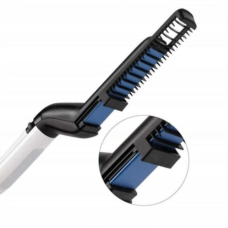 🔥✂️ Chapinha Modeladora Portátil para Cabelo e Barba: Estilo e Precisão em Todo Lugar! ✂️🔥 - Barbeiro Expresso