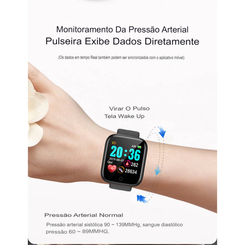🕒✨ Smartwatch D20: Tecnologia Avançada ao Alcance de Suas Mãos! ✨🕒 - Barbeiro Expresso