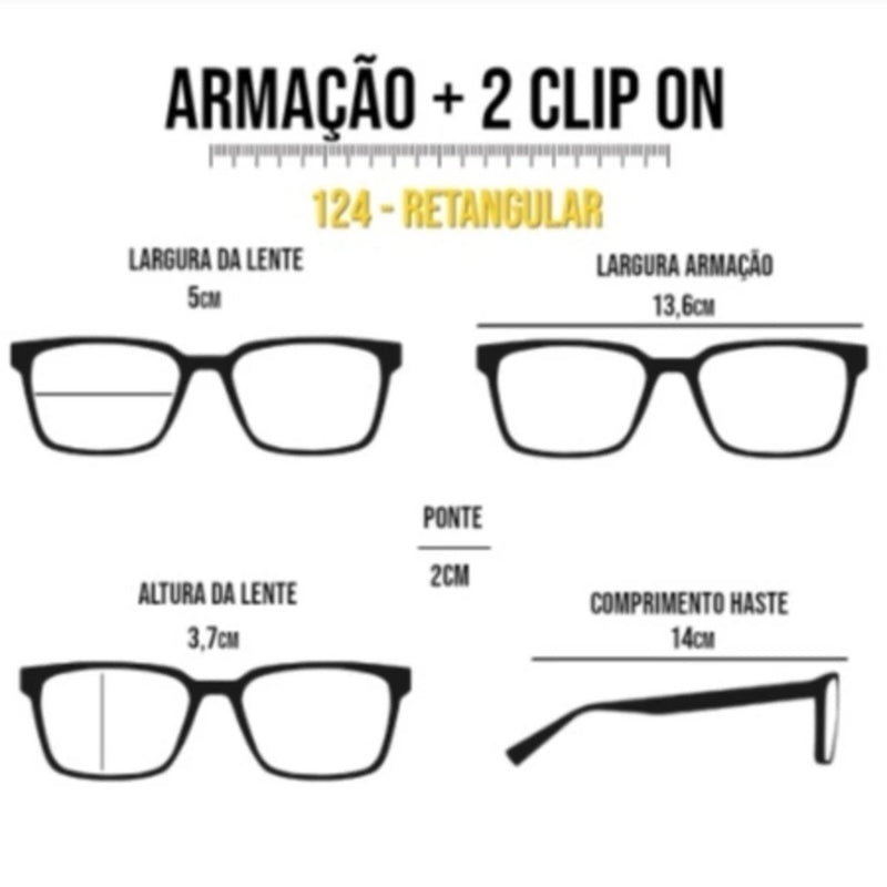 👓✨ Armação de Óculos Hexagonal 3 em 1: Mude Seu Estilo em Um Clique! ✨👓 - Barbeiro Expresso